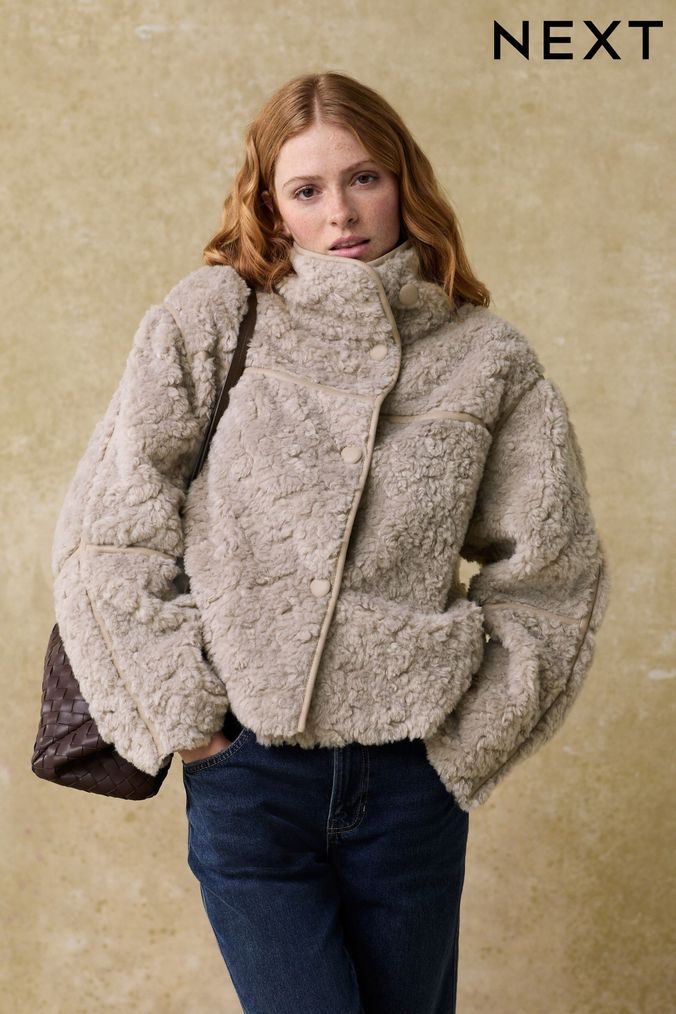 Next faux fur jackets hot sale