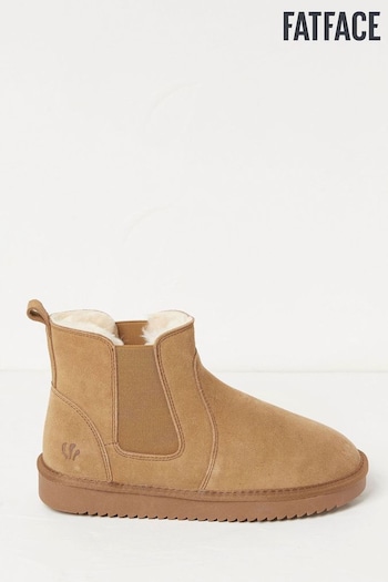 FatFace Brown Mabel Mini Suede Chelsea PEPE Boots (B22374) | £49.50