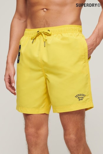Superdry Yellow Recycled Polo 17 Inch Swim Shorts (B22389) | £40