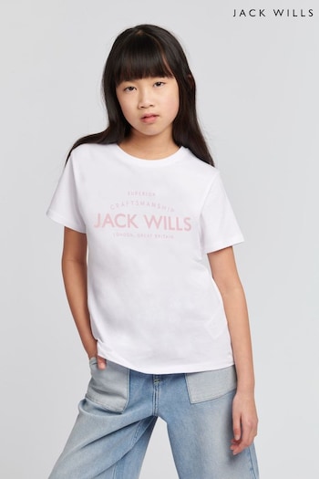 Jack Wills Girls Est 1999 Regular Fit T-Shirt (B22494) | £20 - £24