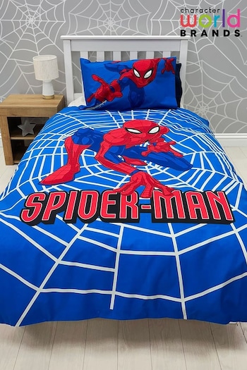 Character World Ultimate Spiderman Crime Fighter Single Panel Duvet Cover (B22592) | £30