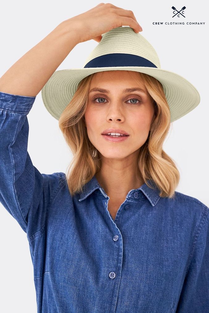 Buy Women s Hats Fedora White Hatsglovesscarves Online Next UK