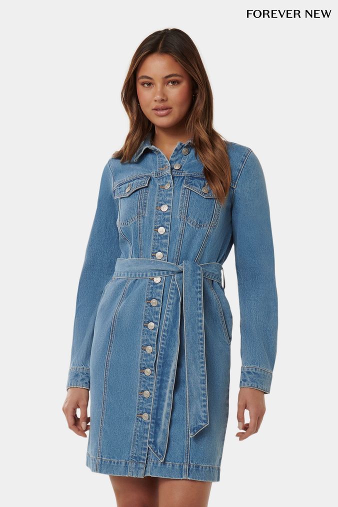 Forever new denim sales dress