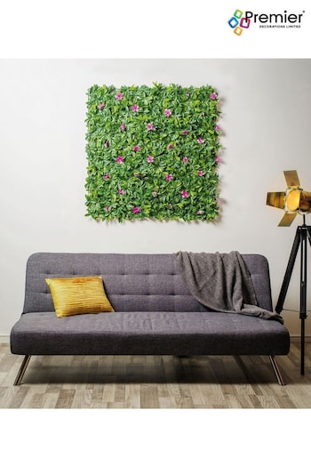 Premier Decorations Ltd Green 100x100cm Azalea Garden Living Wall (B22882) | £55