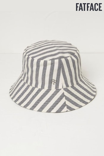 FatFace Blue Stripe Reversible Bucket Hat (B23076) | £22.50