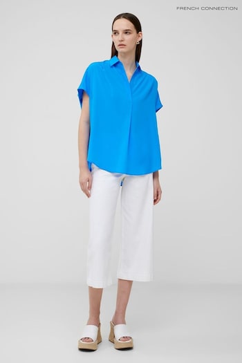 French Connection Crepe Light Sleeveless Popover Shirt (B23510) | £35