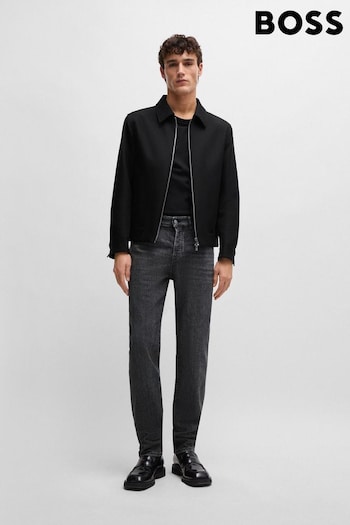 BOSS Dark Grey Delaware Slim Fit Jeans (B23536) | £169