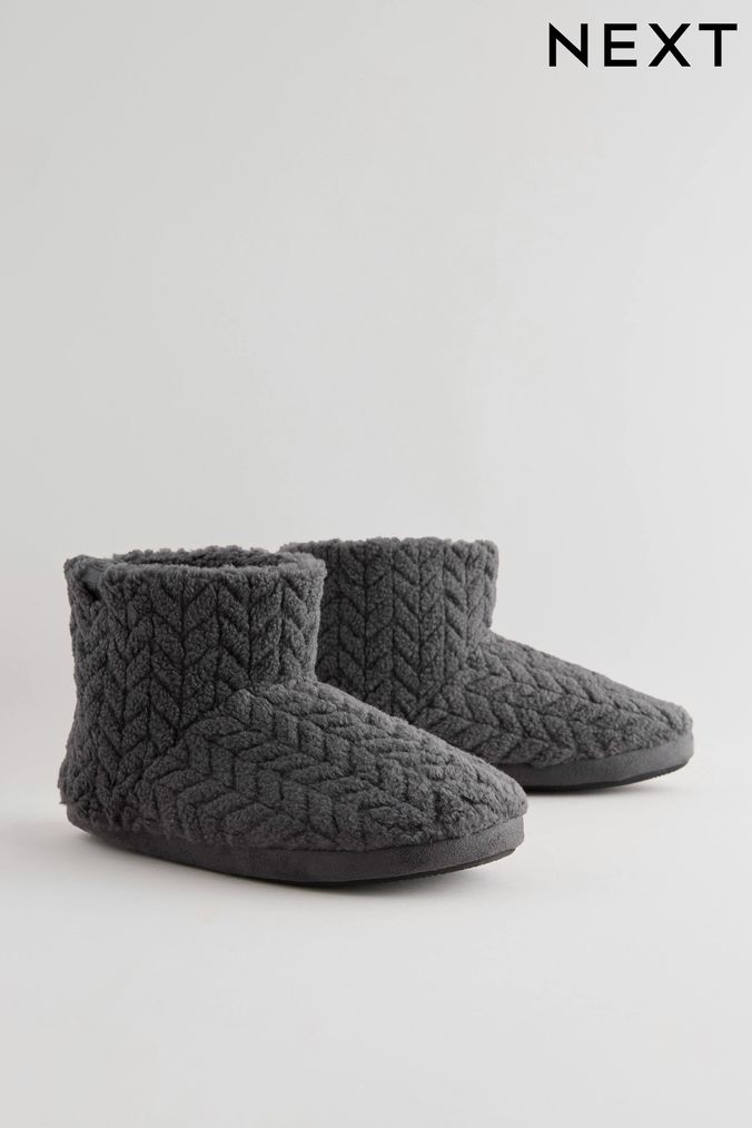 Mens slipper boots next hotsell
