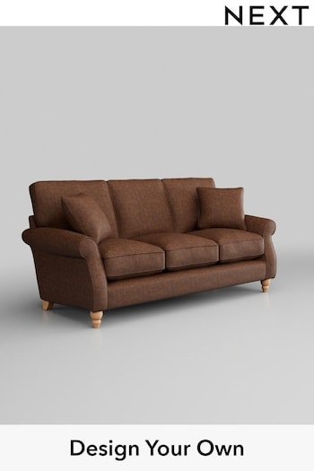 Monza Faux Leather Easy Clean/Chestnut Ashford Relaxed Sit (B23900) | £0