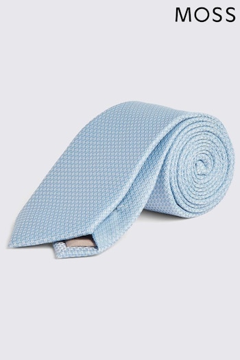 MOSS Olive Textured Tie (B24141) | £20