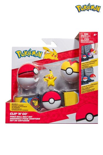 Pokemon Clip N Go Poke Ball Pikachu Belt Set (B24421) | £22