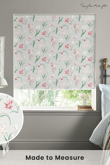 Sophie Allport Grey Tulip Made to Measure Roman Blinds (B24562) | £79