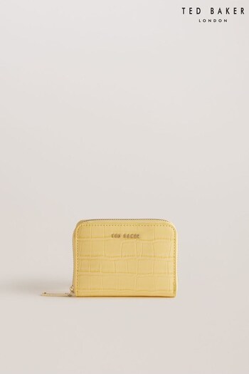 Ted Baker Yellow Connii Croc Effect Mini Purse (B24646) | £40