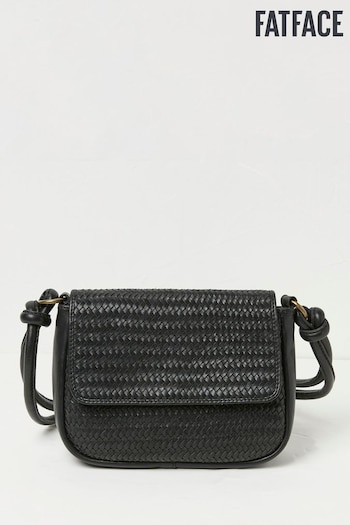 FatFace Black Alexia Woven Shoulder Bag (B24879) | £75