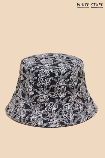 White Stuff Black Reversible Bucket Hat (B25031) | £22