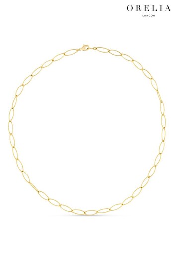 Orelia London Gold Tone Oval Paperclip Fine Chain (B25206) | £22