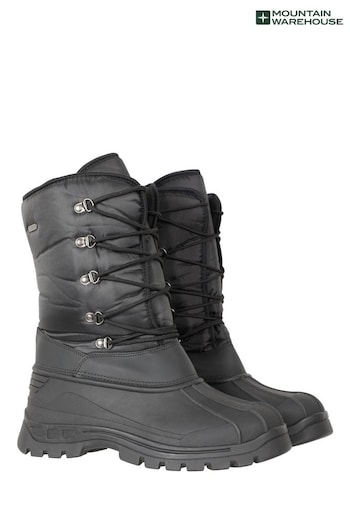 Mountain Warehouse Black Plough Mens Snow Walking Boots (B25230) | £40