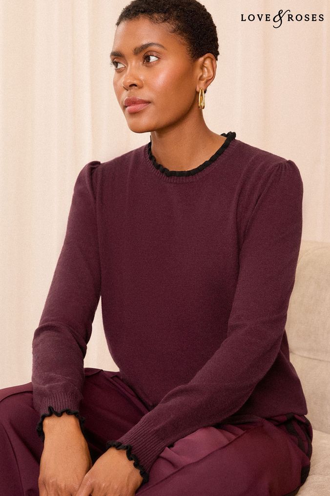 Maroon jumper womens new arrivals