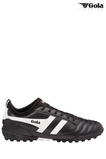 Gola Black/White Juniors Ceptor Turf Microfibre Lace-Up Football Boots (B25652) | £45