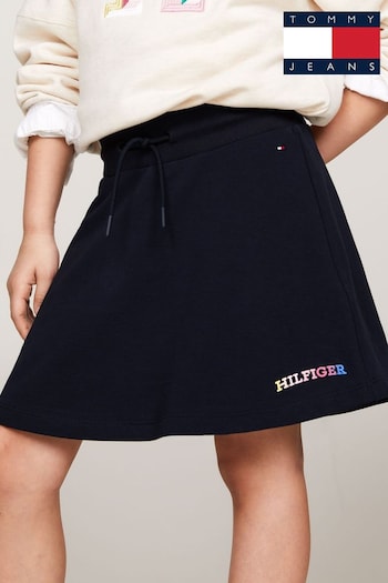 Tommy Hilfiger Blue Monotype Skirt (B25678) | £33 - £40