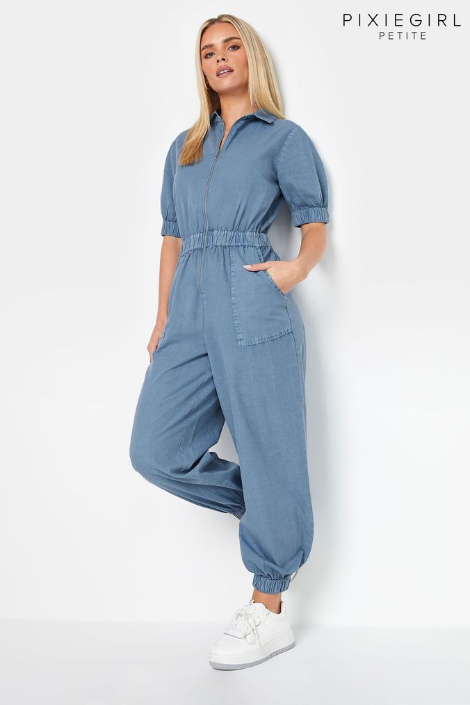 Buy Women s Jumpsuit Petite Denim Online Next UK