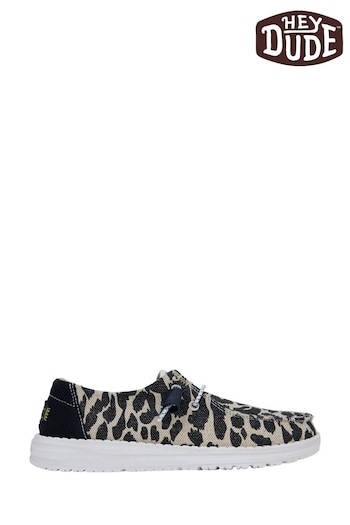 HEYDUDE Wendy Leopard Shoes (B26018) | £65