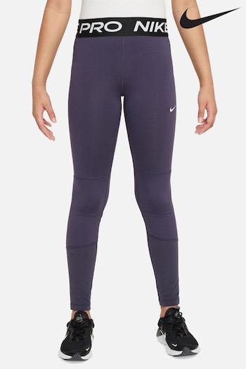 Nike Purple Raisin Dri-FIT High Waisted Pro Leggings (B26022) | £30