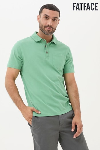 FatFace Green Perranporth Polo eyewear Shirt (B26268) | £29.50