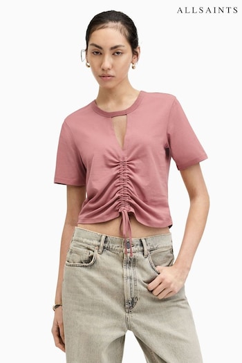 AllSaints Pink Gigi T-Shirt (B26389) | £45