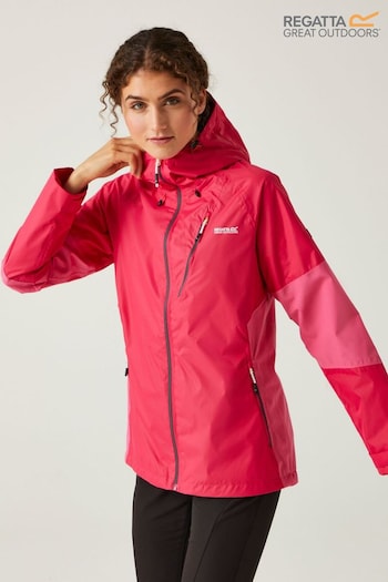 Regatta Pink Highton Stretch V Waterproof Hiking Jacket (B26391) | £100