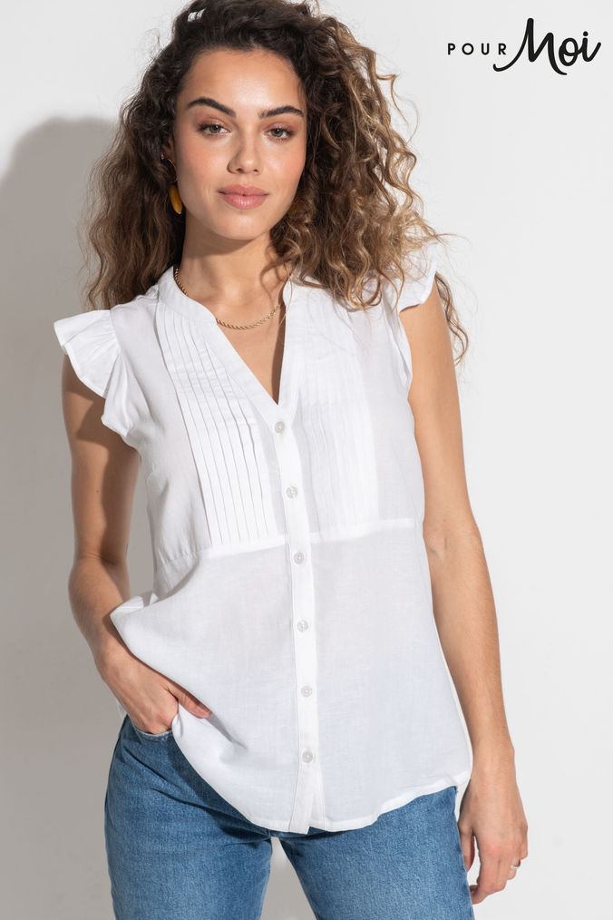Women s White Linen Shirts White Linen Beach Shirts Next UK