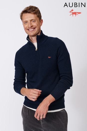 Aubin Bream Quarter Zip Wool Jumper (B26504) | £95