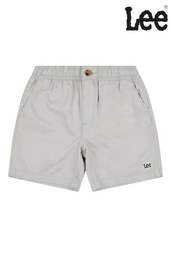 Lee Boys Grey Linen Resort Shorts (B26658) | £35 - £42