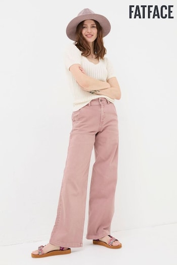 FatFace Pink Cassie Wide Leg Jeans (B26683) | £55