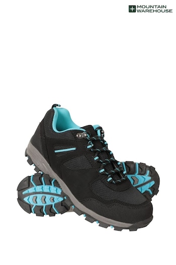 Mountain Warehouse Black Womens Mcleod Walking Shoes Footpatrol (B26714) | £32