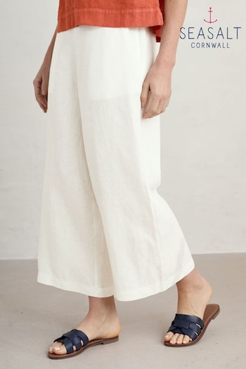 Seasalt Cornwall White Merrivale Culottes (B26822) | £66