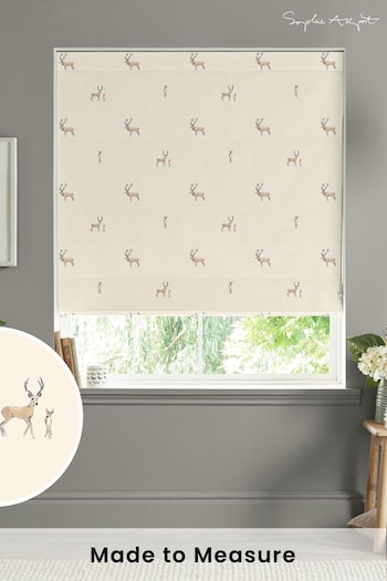 Sophie Allport Natural Stags Made to Measure Roman Blinds (B26846) | £79