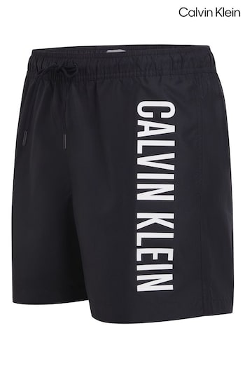 Calvin Klein Medium Drawstring Black Swim Shorts (B26858) | £60