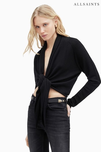 AllSaints Wasson Pirate Black Cardigan (B26941) | £119