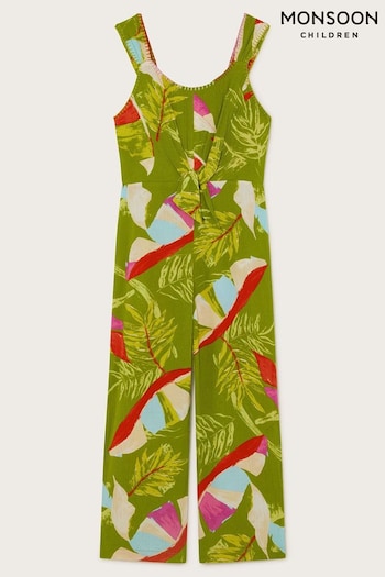 Monsoon Green Tie Jumpsuit (B26968) | £25 - £29