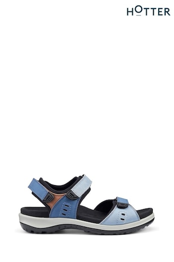 Hotter Blue Walk II Touch-Fastening Regular Fit Sandals (B27045) | £99