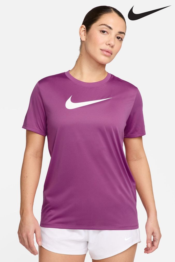 Buy Women s Purple Nike Tops Online Next UK