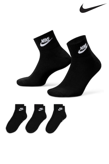Nike Black Everyday sizes Socks 3 Pack (B27206) | £18