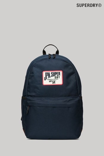 SUPERDRY Blue SUPERDRY Patched Montana Backpack (B27353) | £45