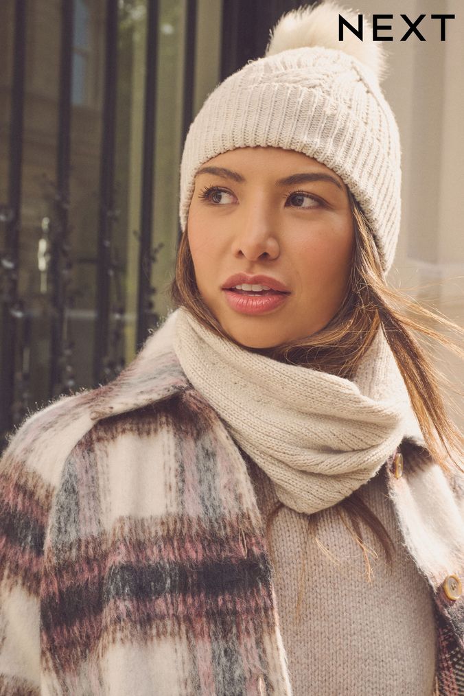 Buy Women s Knitted Scarves Online Next UK