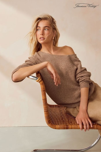 American Vintage Relaxed Slouchy Knitted Jumper (B27815) | £110