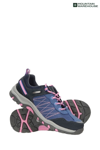 Mountain Warehouse Purple Kids Stampede Waterproof Walking huge Shoes (B27980) | £37