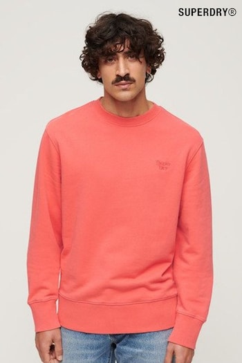 Superdry Pink Vintage Washed Sweatshirt (B28046) | £55