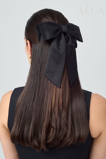 Aela Bow Black Hair Claw (B28082) | £8.50