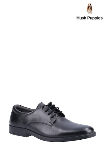 Hush Puppies Neal Lace-Up Black Pink Shoes (B28292) | £65